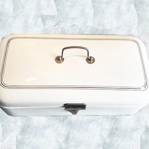 Prachtige Nederlandse Emaille Broodtrommel