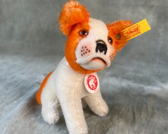 Steiff Vintage Black and White Bully Bulldog Circa 1927 Replica - Etsy