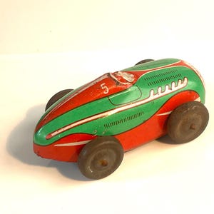 VERY rare 1940's    Tin Toy Car - made in US zone, Germany