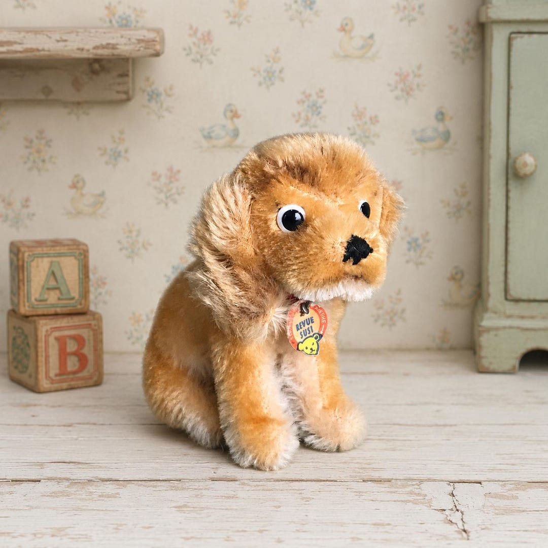 シュタイフ 犬 コッカースパニエル Revue Susi ヴィンテージ ドイツ Vintage Steiff Smallest Revue SUSI Spaniel All Ids! - Etsy