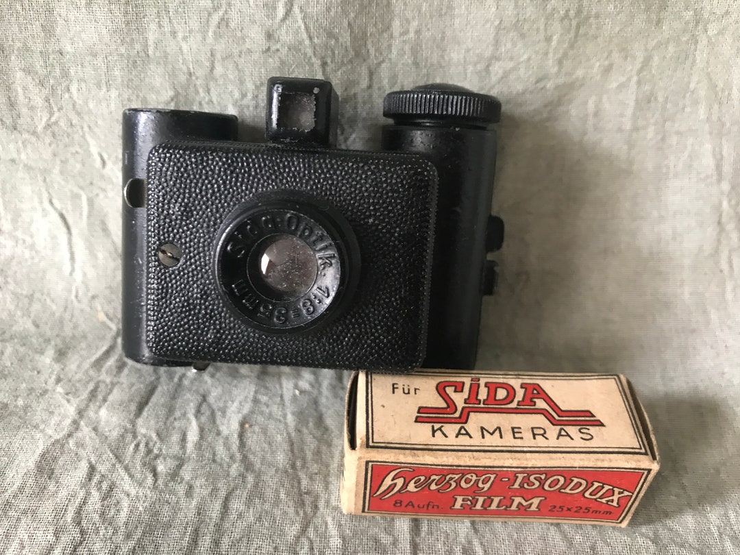 ヴィンテージ　カメラ型バニティ　コンパクトミラー　1920年代　Germany ヴィンテージ カメラ型バニティ コンパクトミラー 1920年代 Germany