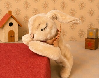 Floppy Hansi Rabbit With Button - Etsy