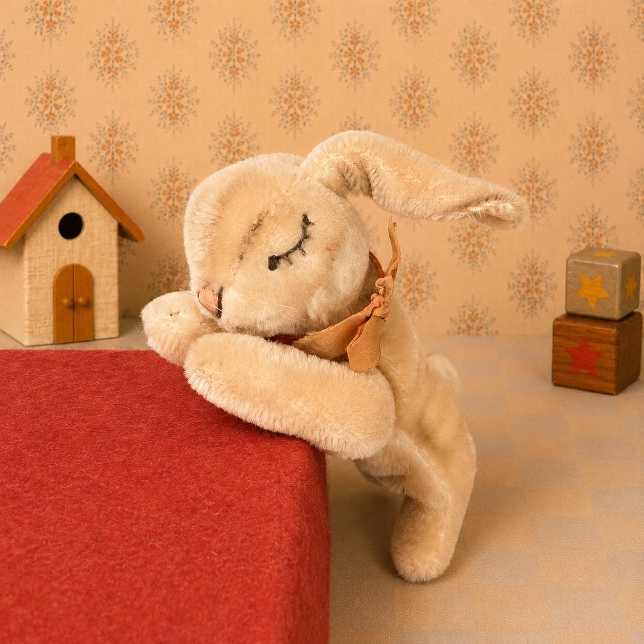 Floppy Hansi Rabbit With Button - Etsy