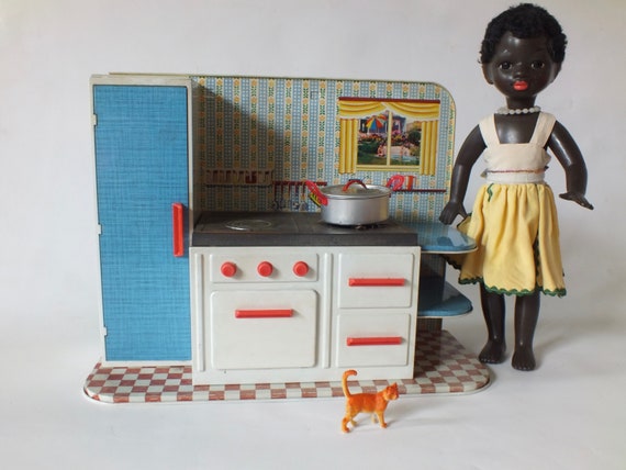 vintage toy kitchen