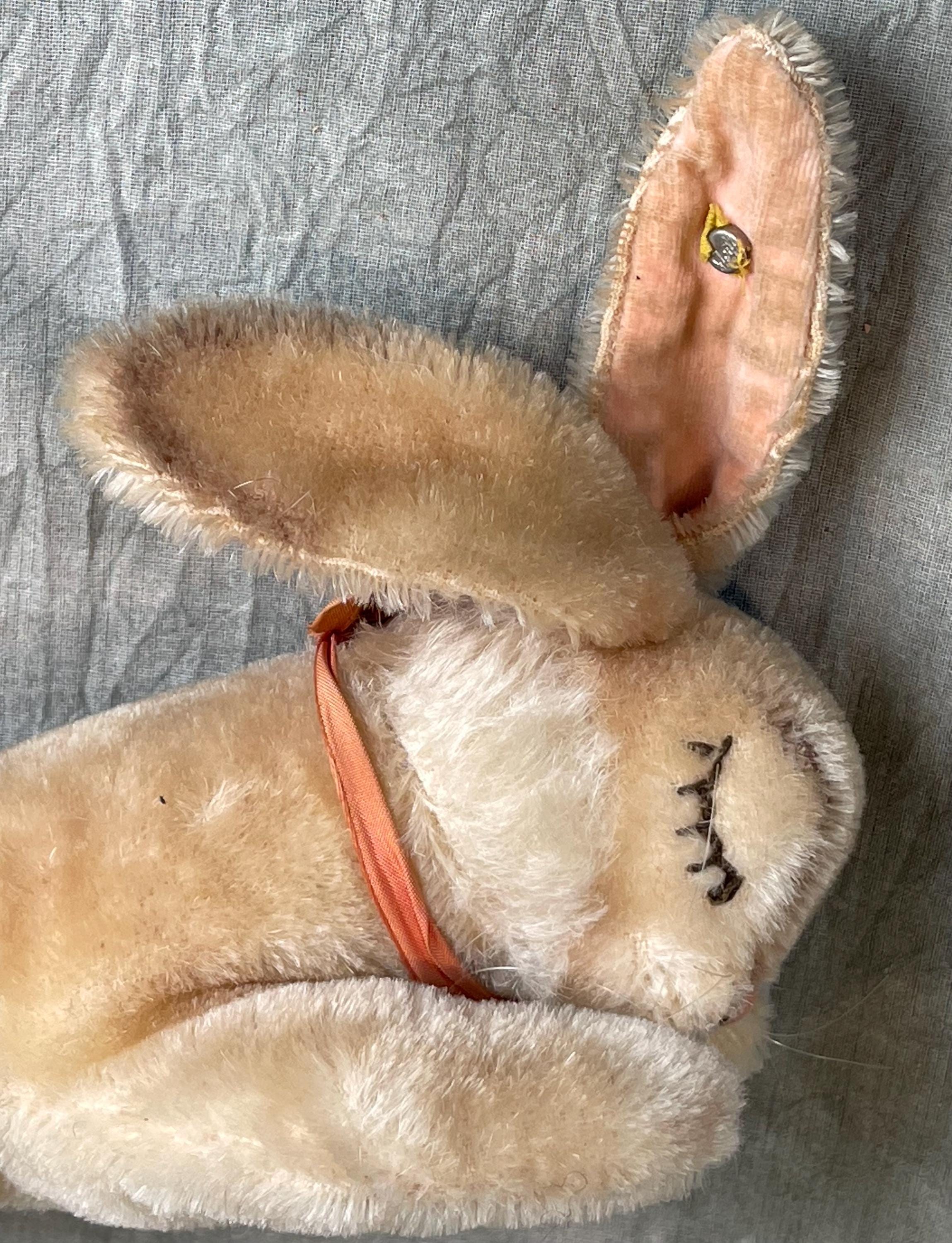 Floppy Hansi Rabbit With Button - Etsy