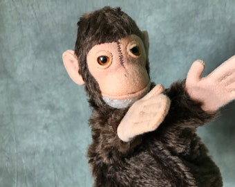 Adorable Steiff Jocko handpuppet