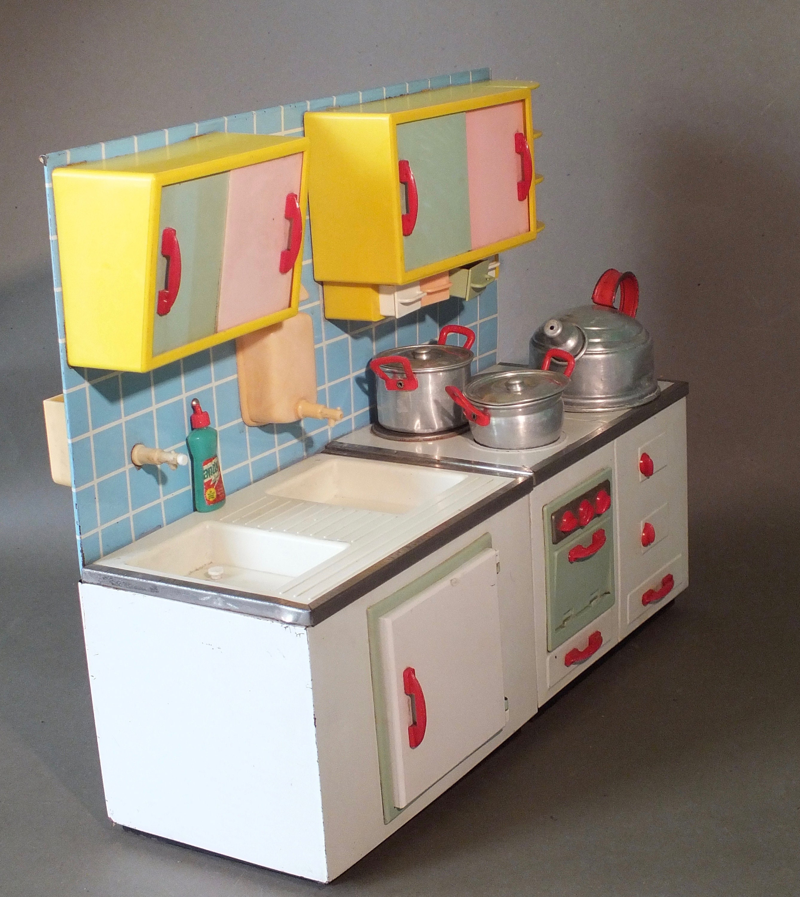 RETRO Toy kitchen with extra's | Etsy