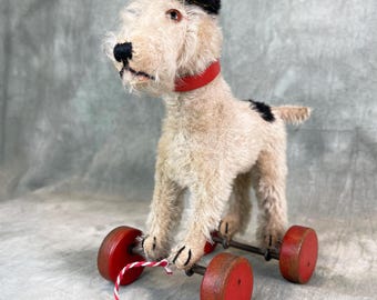 Rare STEIFF 1935 Classic Fellow Terrier Mohair 30 Dog Rare STEIFF 1935 Classic Fellow Terrier Mohair 30 Dog