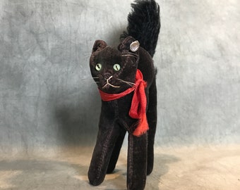 Steiff   Black Tom Cat with button