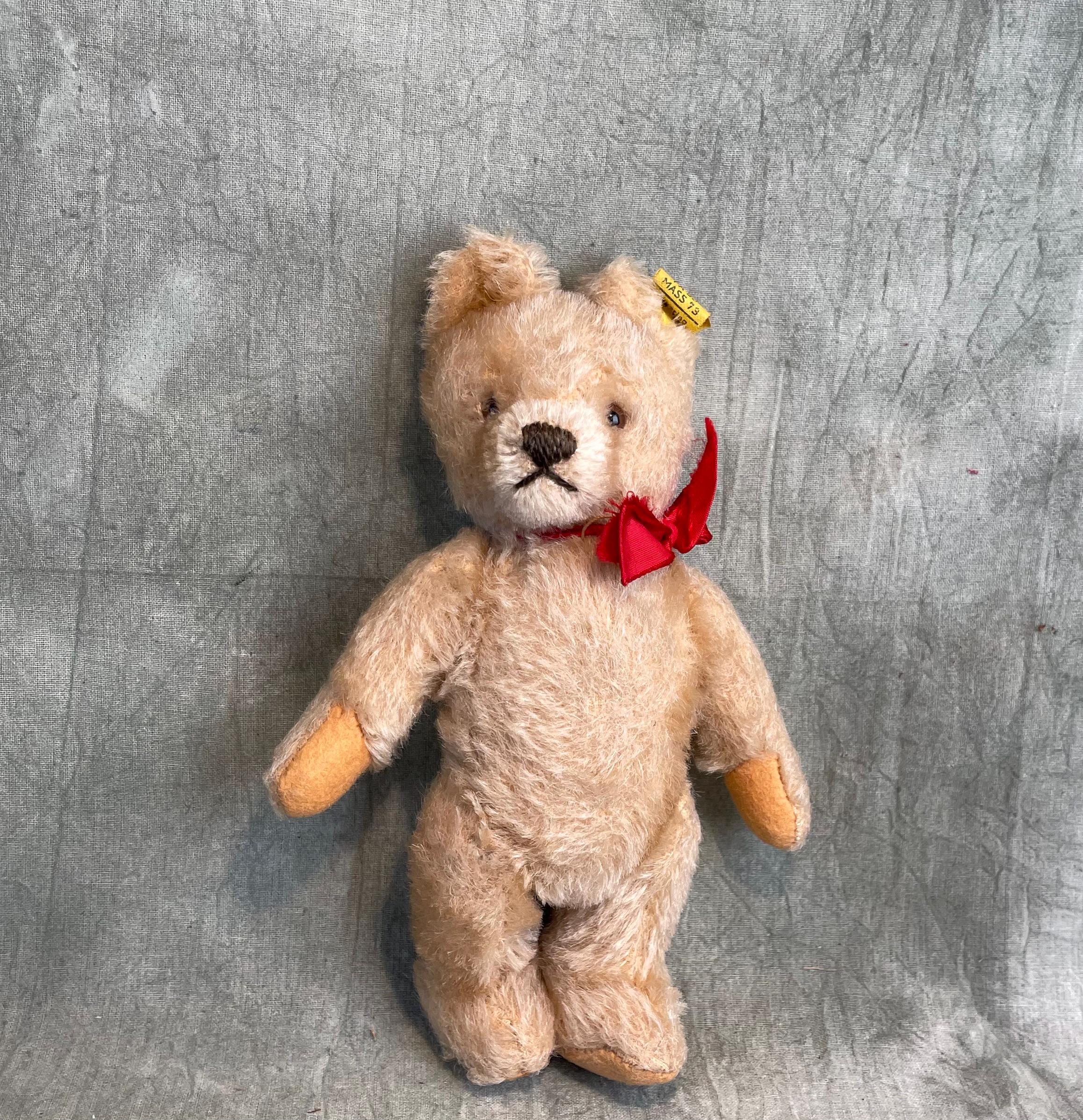 完品 シュタイフ Steiff Original Teddybear Steiff Original Teddy Bear With Ids 17 Inches Vintage 1959