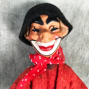Rubber Clown Doll Figure Germany 50s