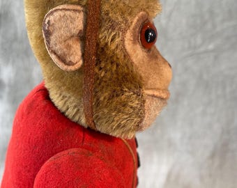 Antique Schuco Bellhop Monkey Toy: 1920s Mohair, Billiard Table - Etsy