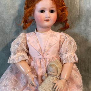 Antique 1909 German Bisque Doll by S.H. & Hoffmeister