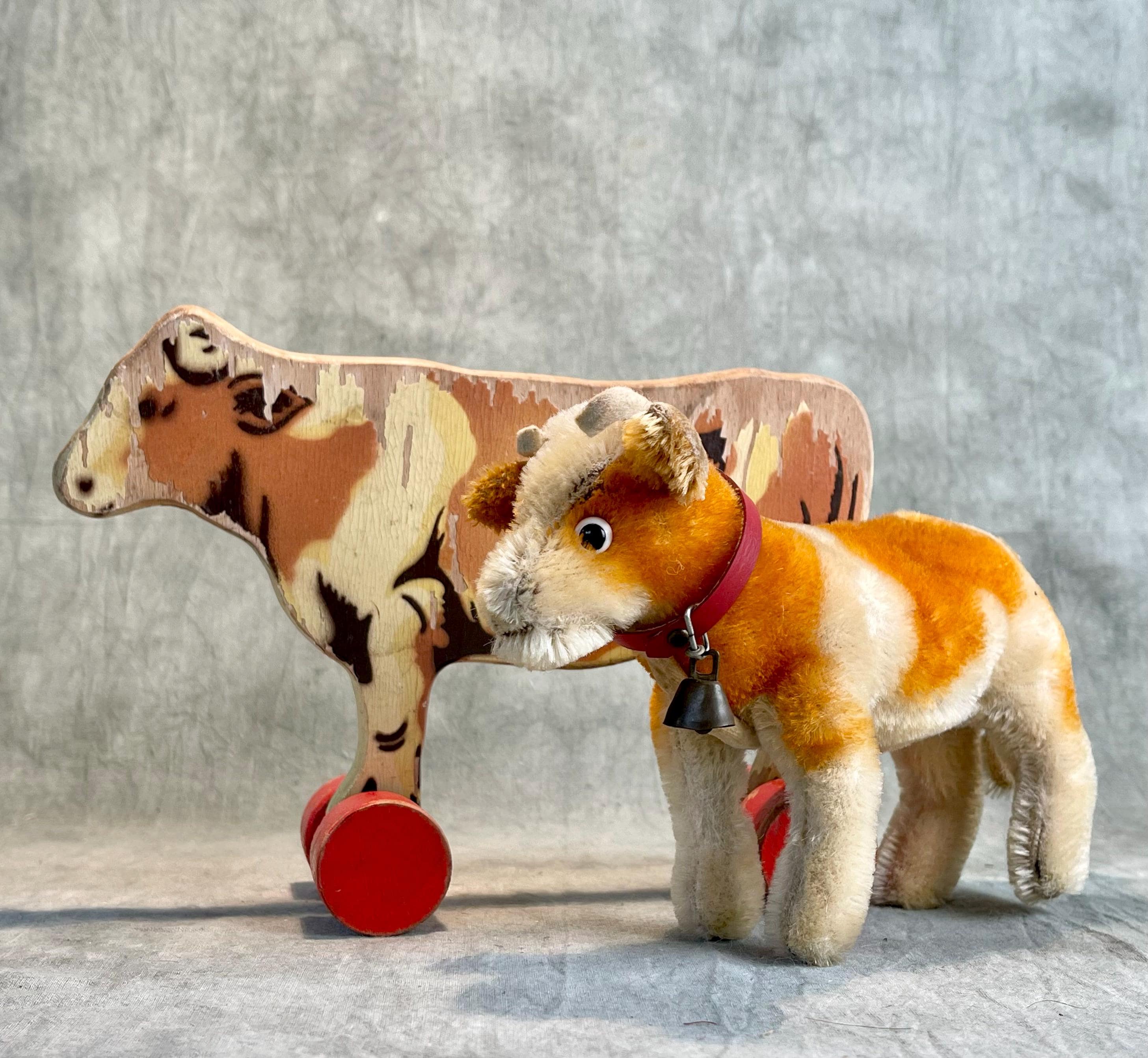 【牛 Bessy ベッシィー 17 cm】ヴィンテージ シュタイフ Steiff Cow Bessy - Etsy