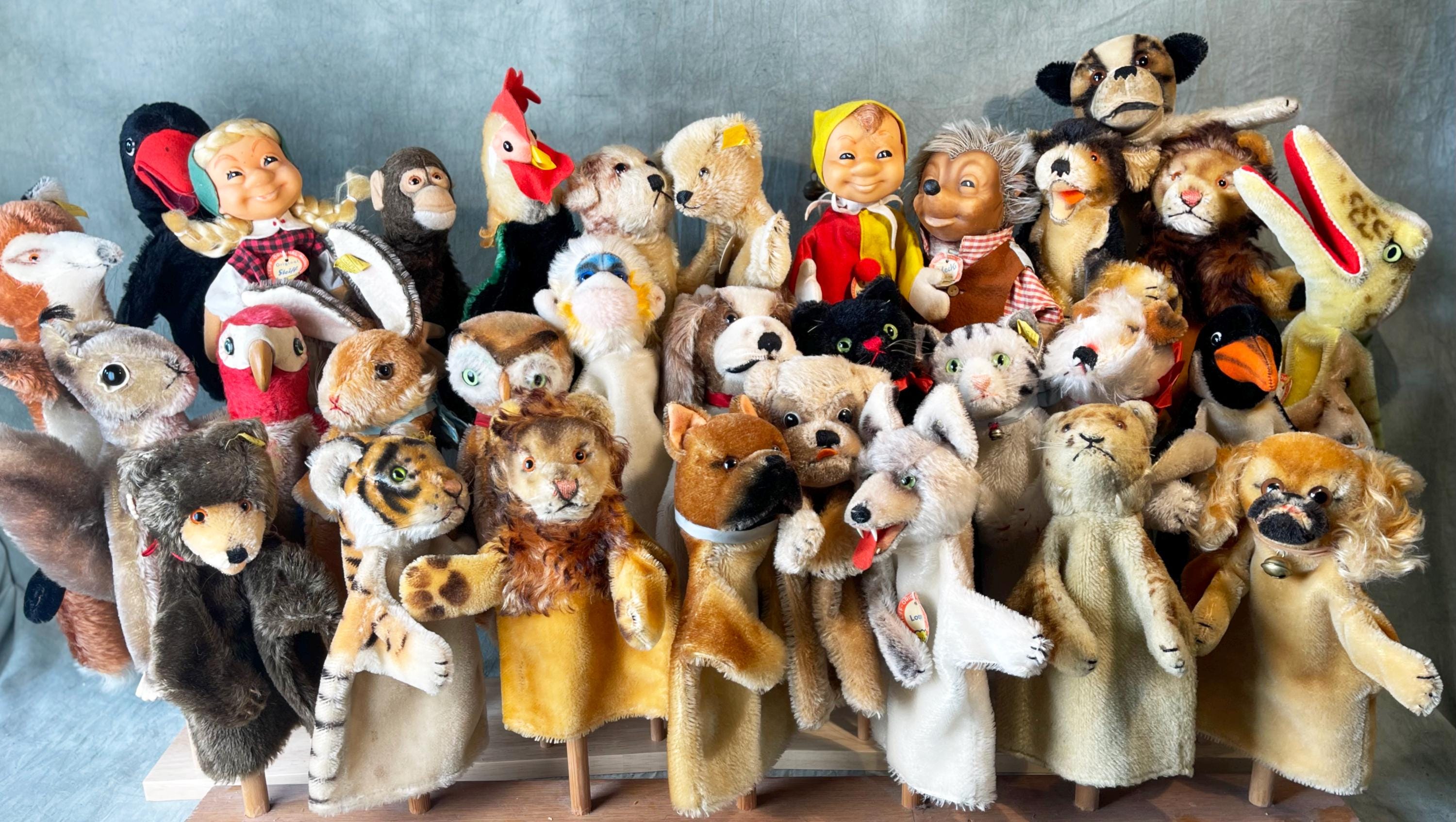 Vintage Steiff Mecki Hand Puppet: Mohair Prickles, All Ids - Etsy
