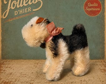 Steiff Small Foxy Fox Terrier With Button - Etsy