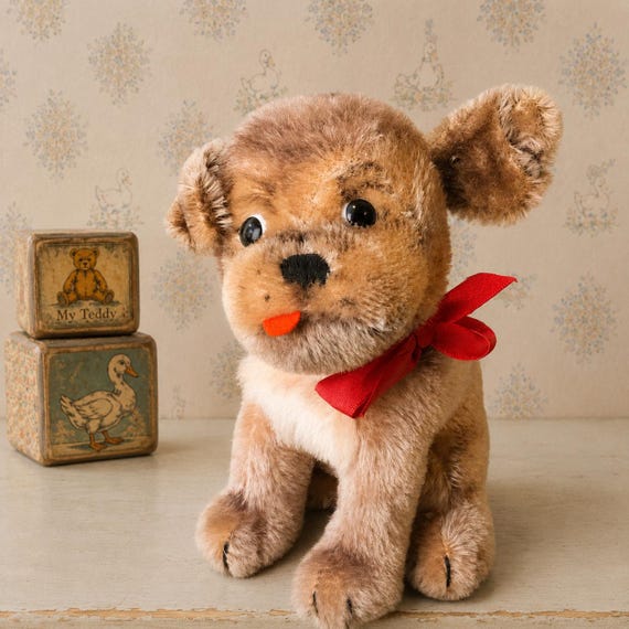 Steiff Mopsy Pug Dog Largest Size With Button - Etsy