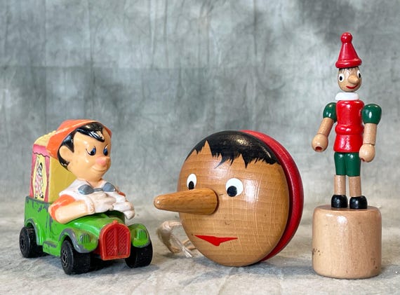 ヴィンテージ ピノキオ コレクション 1970年代 – ヨーヨー、オルゴール