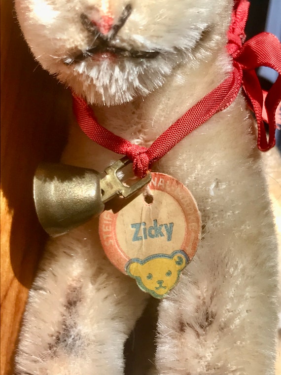 Vintage Steiff Zicky Goat With Bell and Bow ALL Ids - Etsy