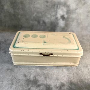 Art Deco Enamel  Bread Bin, 1920s