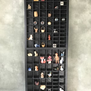 Antieke houten printers lade printers boekperslade schaduwdoos LEGE Originele houten boekdruk kist/vintage printers lade