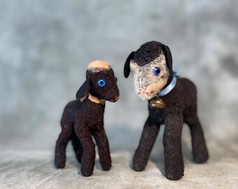 Steiff Black Lamb Swapl - Etsy Canada