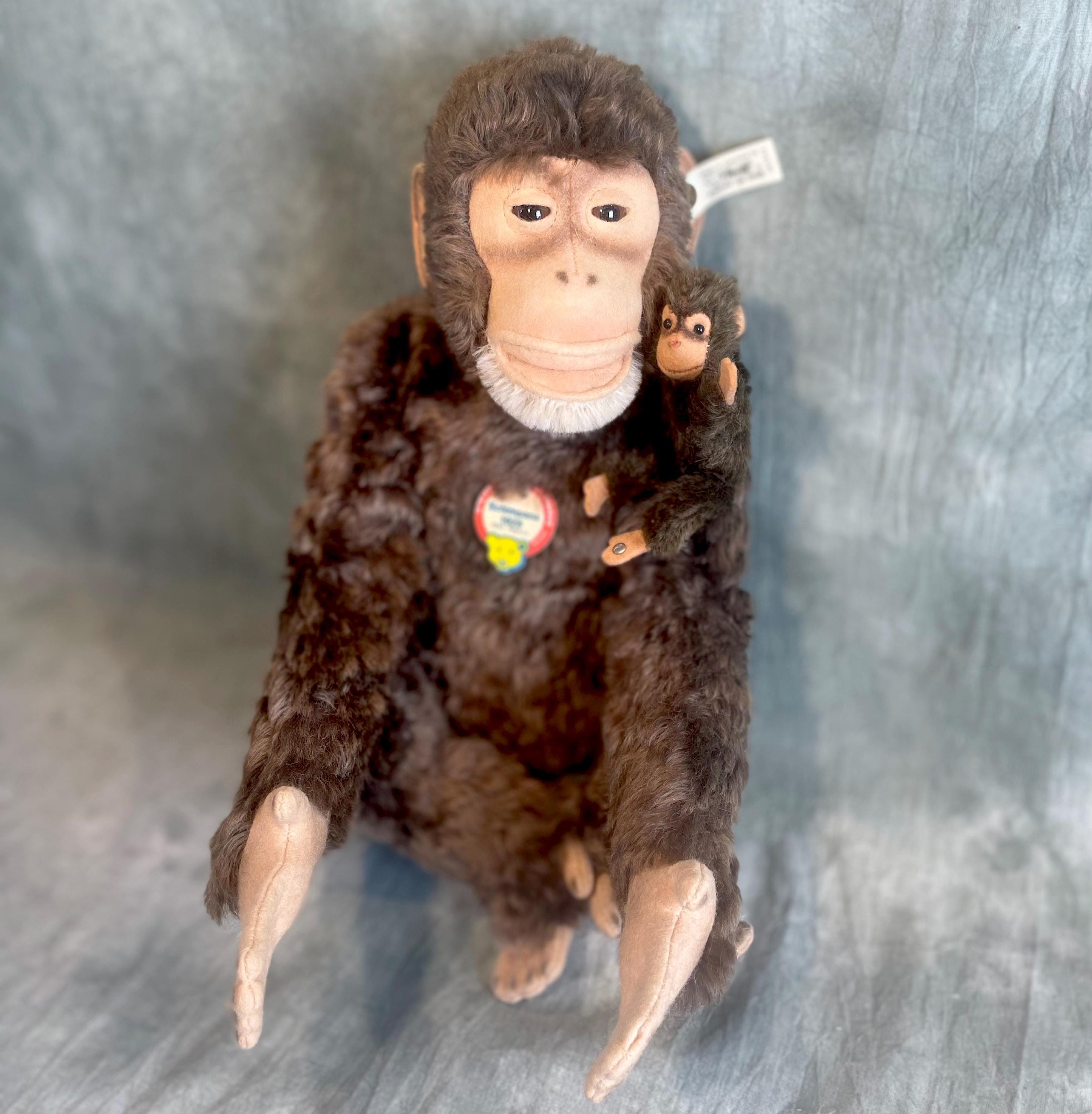 Steiff Large 1928 Replica Jocko Chimpanzee No. 046 / 4000 – With