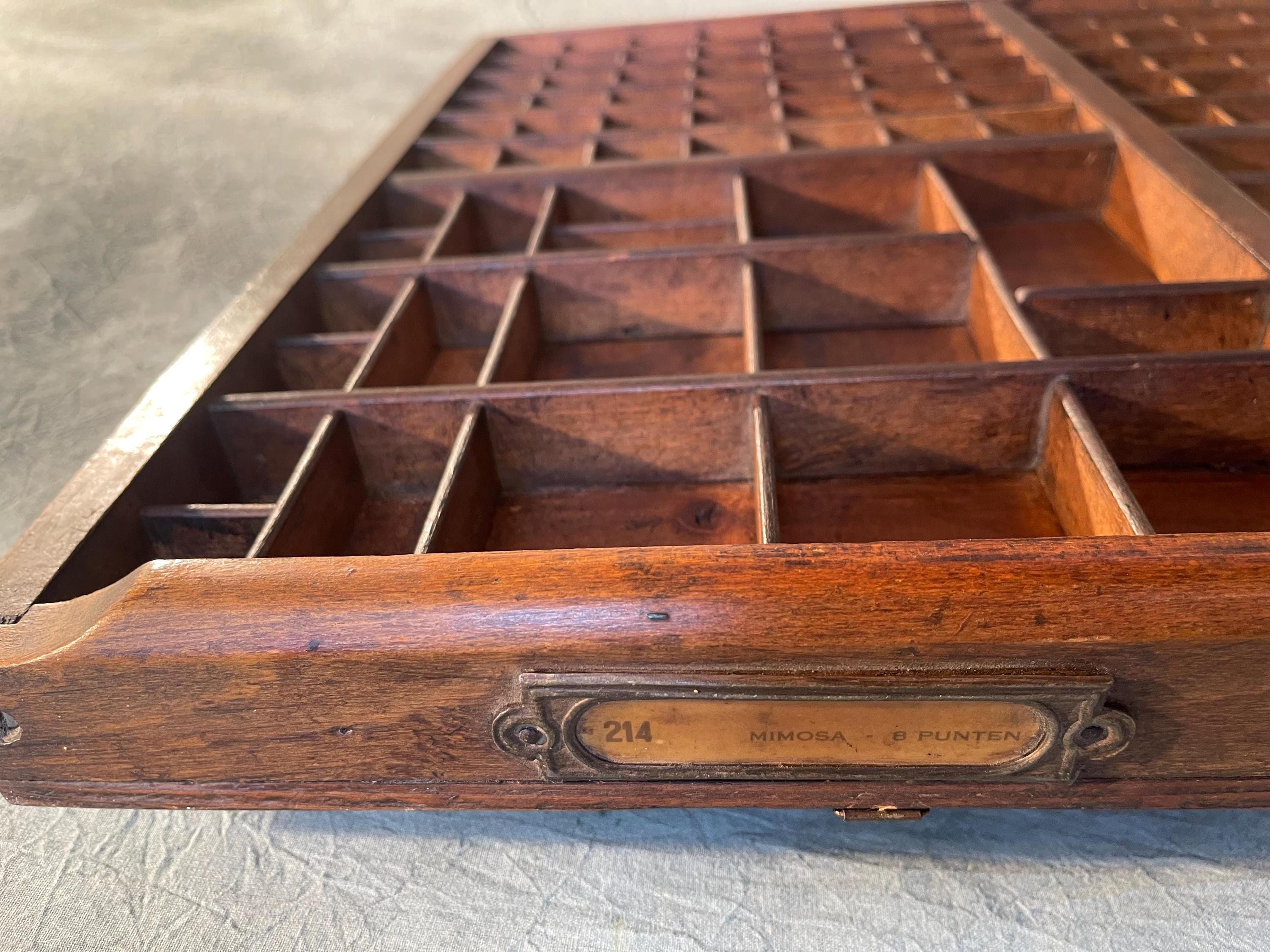 Antique printers cabinet - Etsy 日本