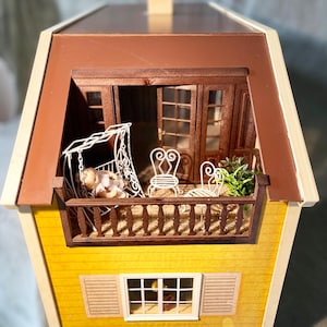 Vintage Lundby Stockholm Dollhouse 1976: Mid-Century Modern Swedish Design