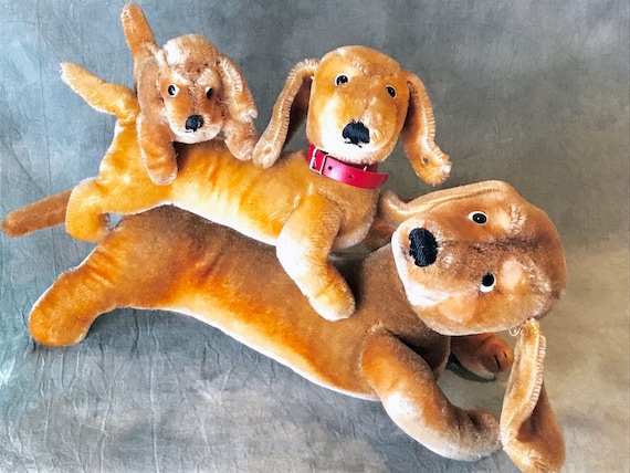 Steiff Hexie Dachshund With Button - Etsy