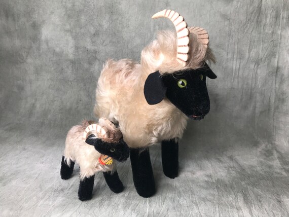 Steiff Mountain Sheep, “snucki” With Chest Tag 5 Inches - Etsy