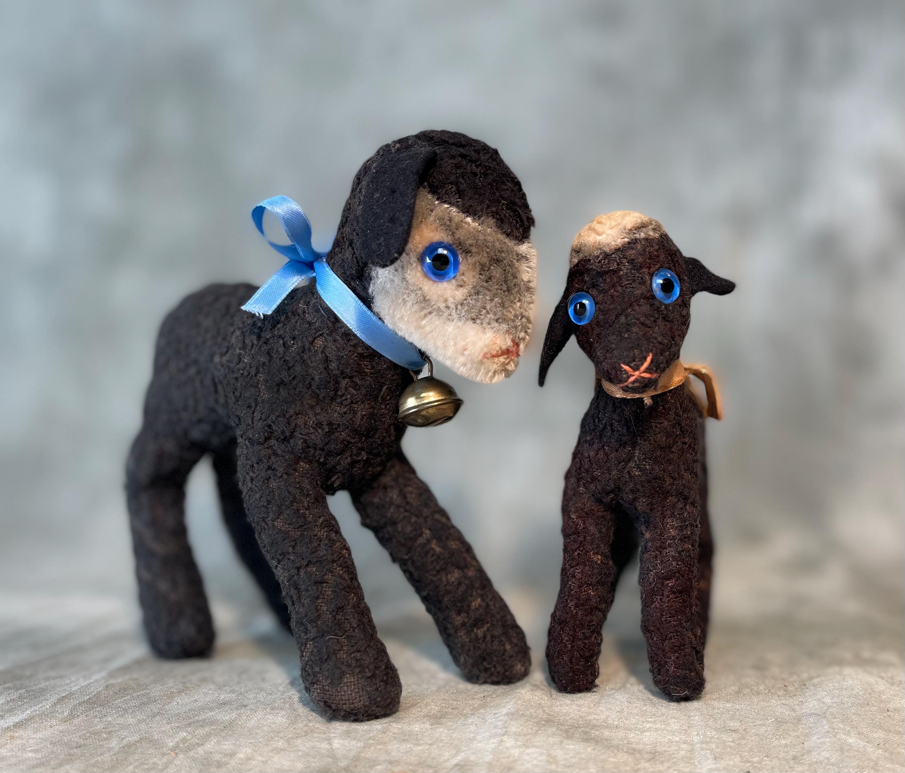 Steiff Black Lamb Swapl - Etsy Canada