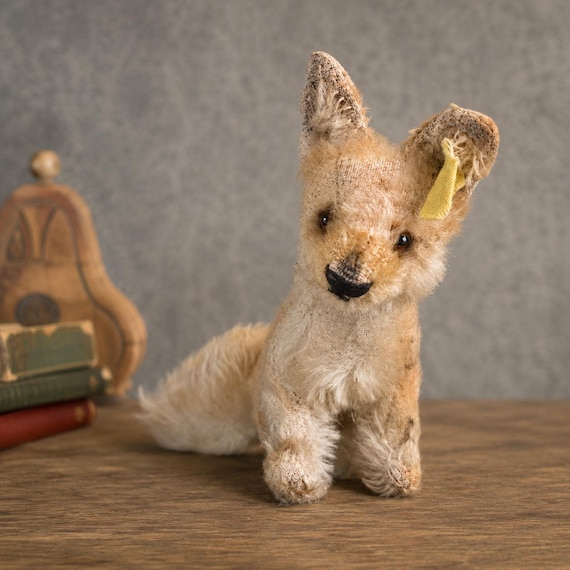 シュタイフ キツネ Desert foxのXorry ヴィンテージ ドイツ Steiff Desert Fox Xorry With Button - Etsy
