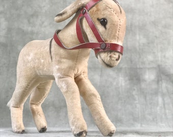 vintage Steiff ⭐︎ アンティーク　シュタイフ　ロバ　テディベア シュタイフのロバ、すべてのID付き、新品同様、10インチ、ヴィンテージ