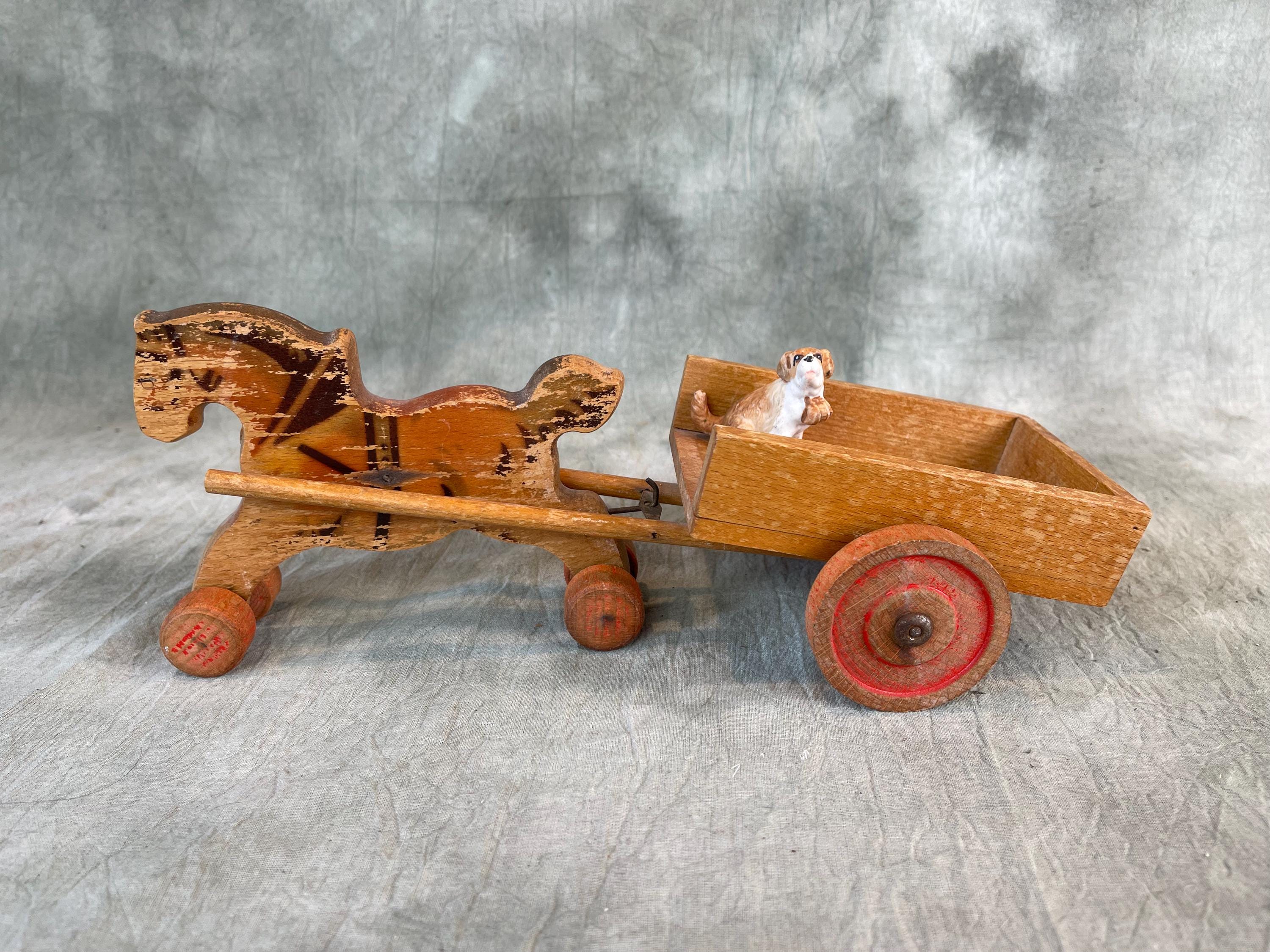 Cheval à bascule ou sur ses roulettes VINTAGE Années 60 - Jeux & Jouets