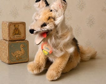 シュタイフ テリー エアデール テリア 犬 8 cm 3 インチ 1950 年代