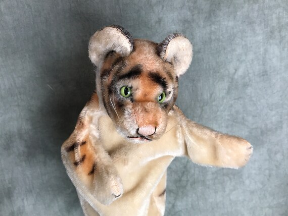 STEIFF Tiger Hand Puppet - Etsy