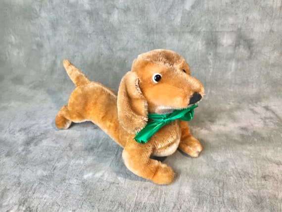 Steiff Hexie Dachshund With Button - Etsy
