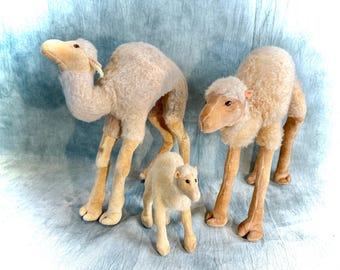 ヴィンテージ シュタイフ 動物 ヒトコブラクダ ラクダ ぬいぐるみ