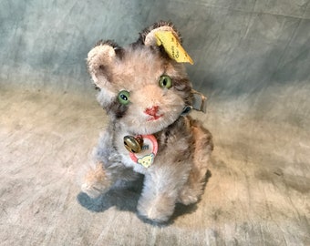 Steiff cat fully jointed Kitty with all IDs