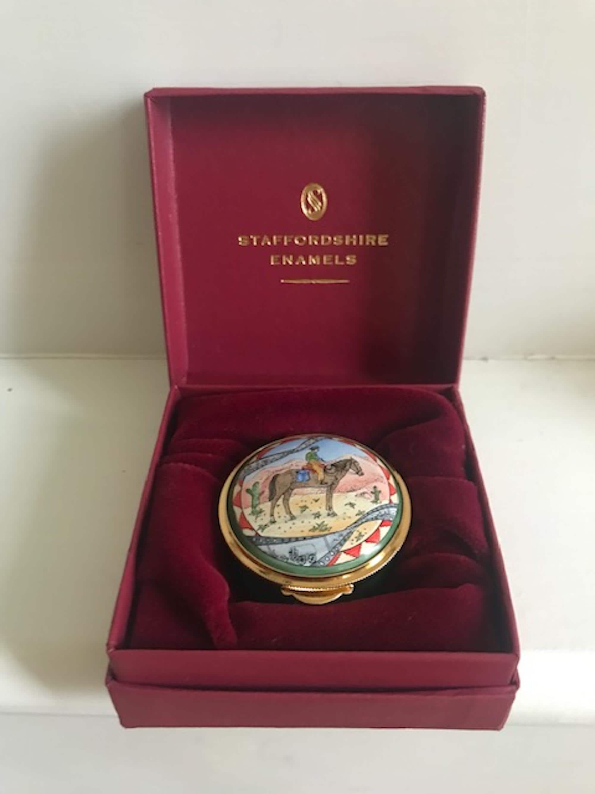 Staffordshire Enamels Box - Etsy