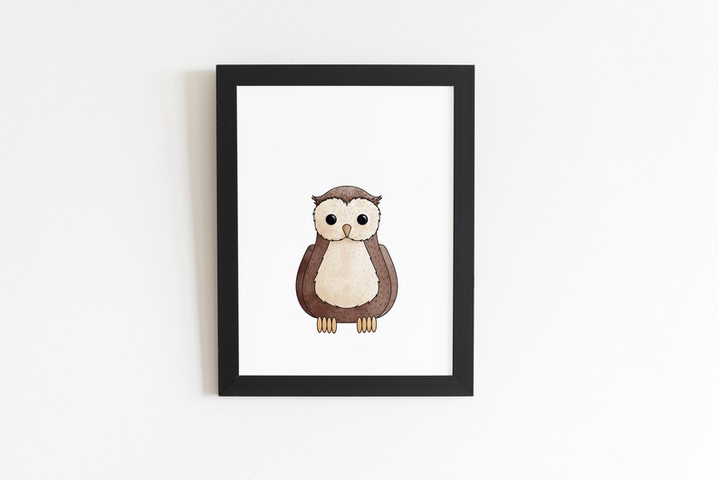 WOODLAND ANIMALS \u2013 Bundle Wall Art Six items included