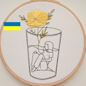 Floral embroidery pdf pattern, digital downloads, flower embroidery designs trendy