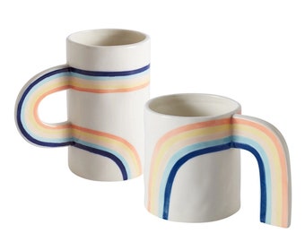 Rainbow Mugs - Open or Closed Rainbow