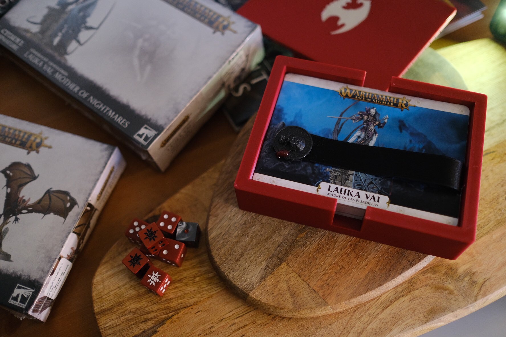 Soulblight Gravelords . Box for Warscroll Cards Dice Tray and - Etsy