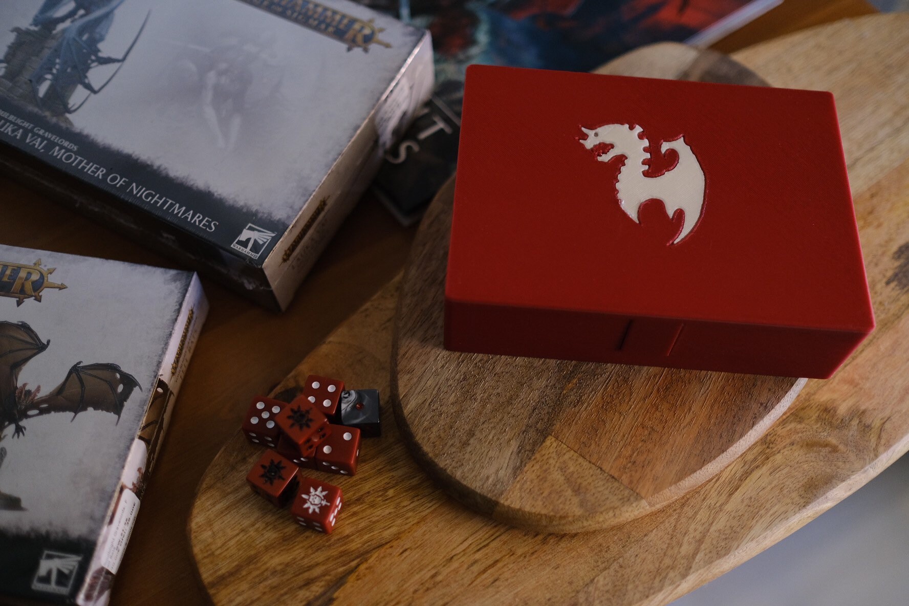 Soulblight Gravelords . Box for Warscroll Cards Dice Tray and - Etsy