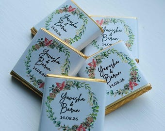 5pcs Sample Favours – All occasions Chocolates, Business Logo,  Wedding Gifts, Birthday Favours
