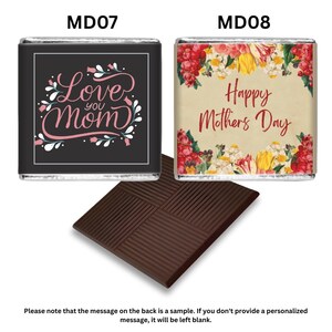 Personalised Mother's Day Chocolates - Custom Design Gift for Mom immagine 5