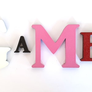 Wooden Letter or Number, 6mm MDF, Heights 5cm to 40cm, Painted Option