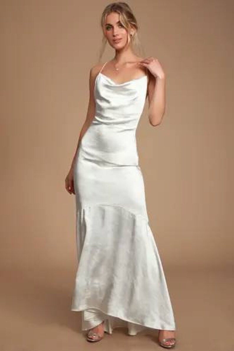 White Bridal Dress Ready to Wear Just Order Etsy